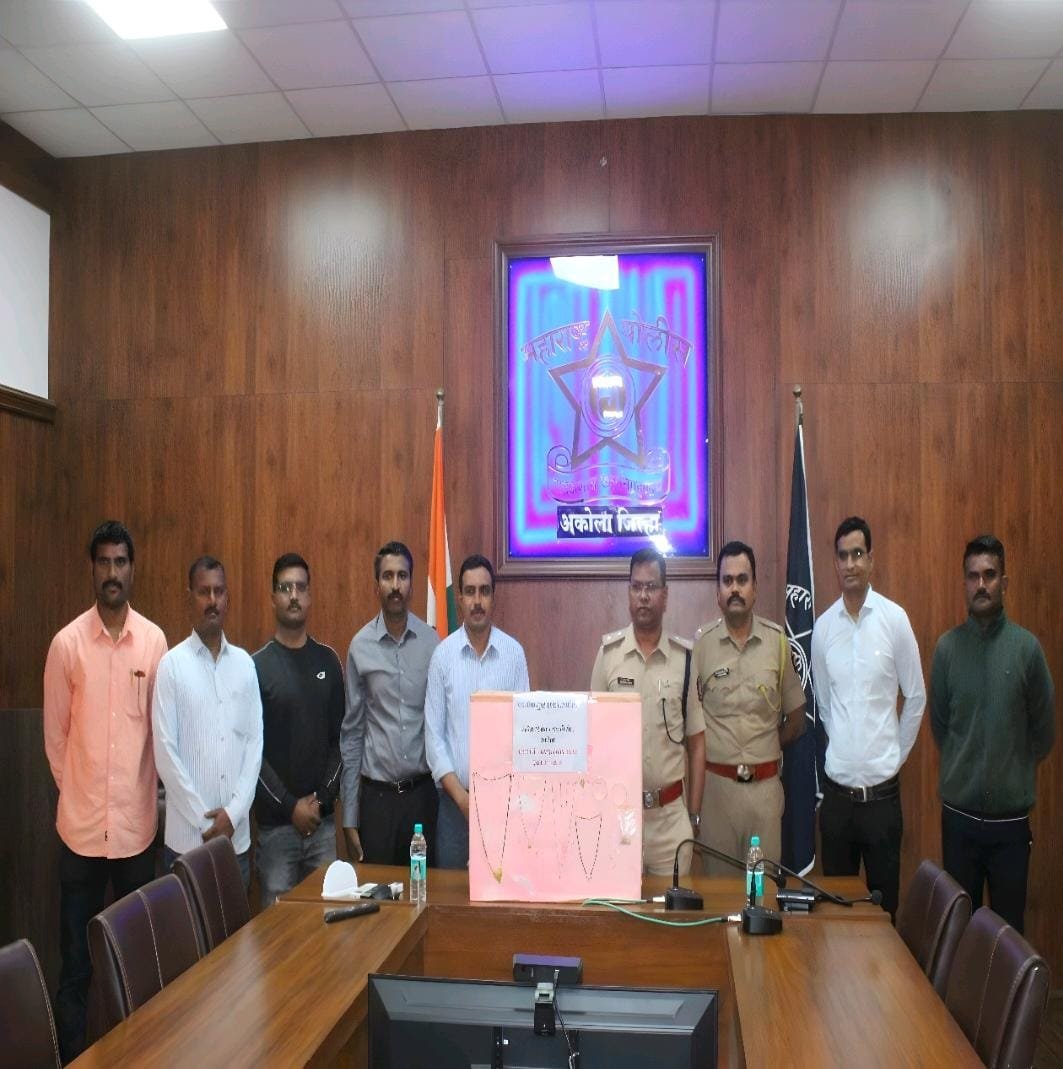दागिने लंपास करणारी आंतरराज्यीय टोळी जेरबंद,  साडेआठ लाखांचा मुद्दे माल जप्त....