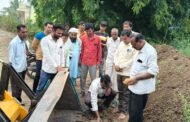 किनगाव जट्टू येथील कब्रस्तानचे लोकसहभागातून कामास सुरुवात करण्यात आली.
