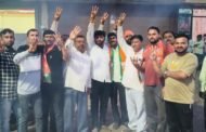 मुख्यमंत्री देवेंद्र फडणवीस यांचा शपथविधी भाजप कार्यकर्त्यांनी साजरा केला..