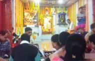 औसा रोड वरील असलेल्या दत्त मंदिरात दत्त जयंती उत्साहात साजरी..