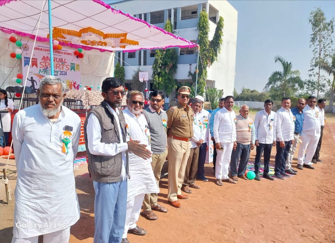 *लोणार सेंट्रल पब्लिक स्कूल मध्ये तीन दिवसीय वार्षिक क्रिडोत्सवाचे आयोजन व उद्घाटन*