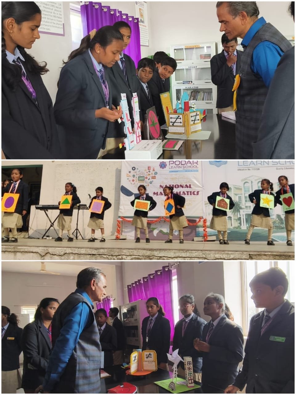संस्कार पोद्दार लर्न स्कूल उमरखेड येथे 'राष्ट्रीय गणित दिन' उत्साहात साजरा.