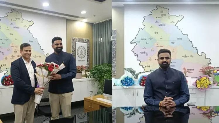 पुणे जिल्हाधिकारी पदी जितेंद्र डूडी झाले रुजू…