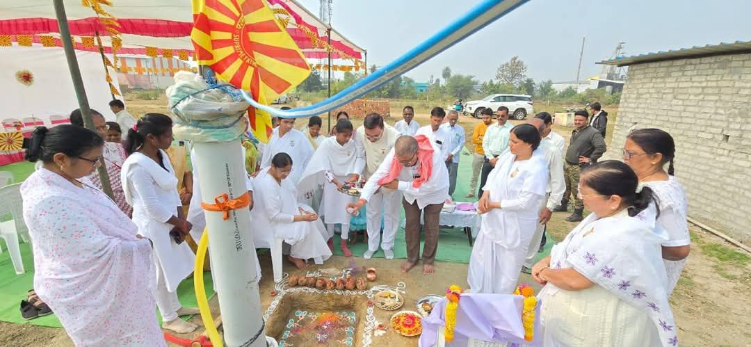 भूमिपूजन कार्यक्रम संपन्न...