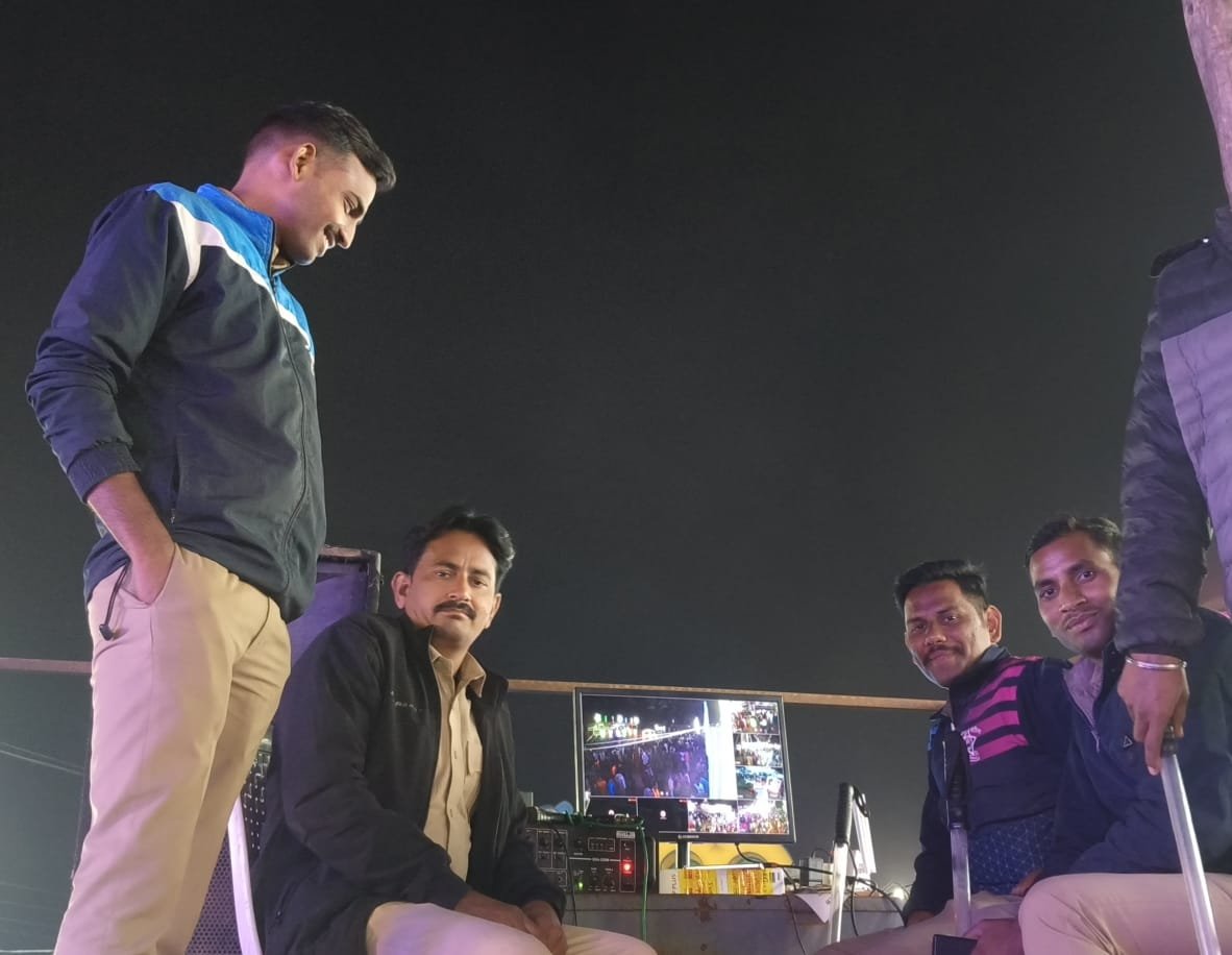 निगनूर यात्रेत बिटरगाव पोलीस स्टेशनच्या माध्यमातून कॅमेऱ्याद्वारे कडक नजर..