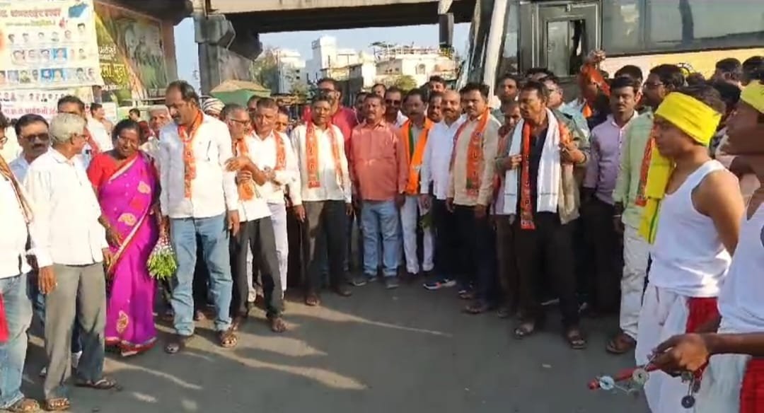 *वडकी येथे मा.ना.प्रा.डॉ. अशोकजी उईके यांचे जाहीर स्वागत*