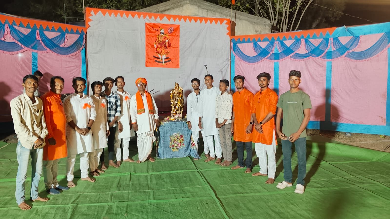आपटी (रामपुर) येथे शिव छत्रपती महाराज यांची जयंती उत्साहात साजरी