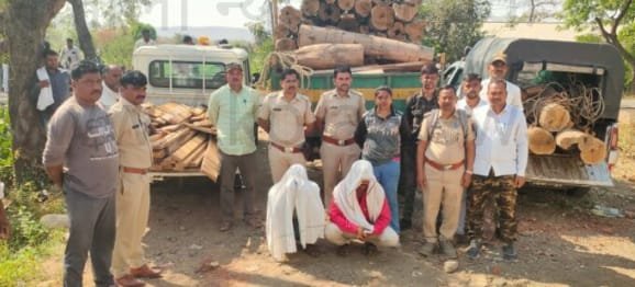 आलेगाव येथे वनविभागाची मोठी कारवाई,लाखोंचा मुद्देमाल जप्त ...