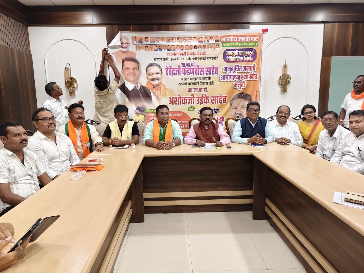 अनुसूचित जमाती आयोग स्थापन – आदिवासी सक्षमीकरणाचा ऐतिहासिक वाटचाल..! मा.खा.डॉ. अशोकजी नेते यांचे पत्रकार परिषदेत प्रतिपादन…