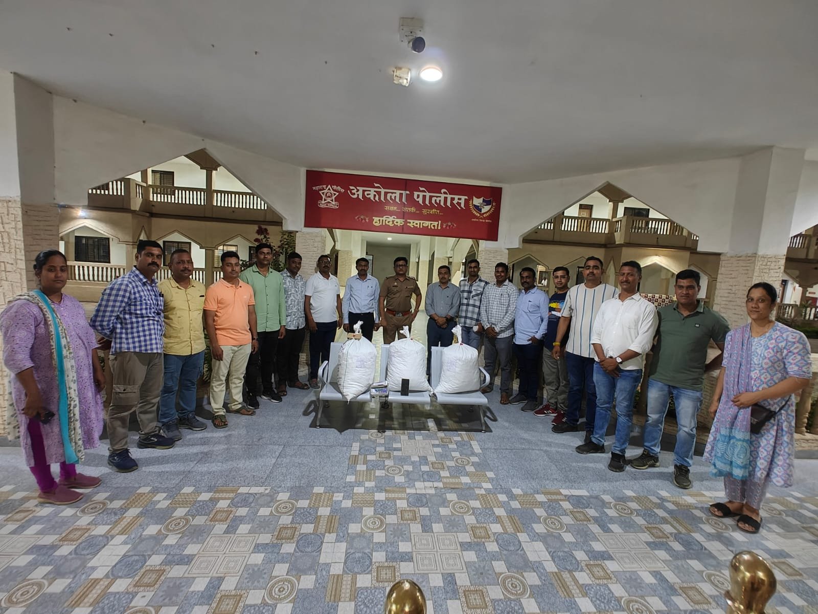 गंगानगर मधुन ३६किलो गांजा जप्त,अकोला पोलिसांची धडकेबाज कारवाई...
