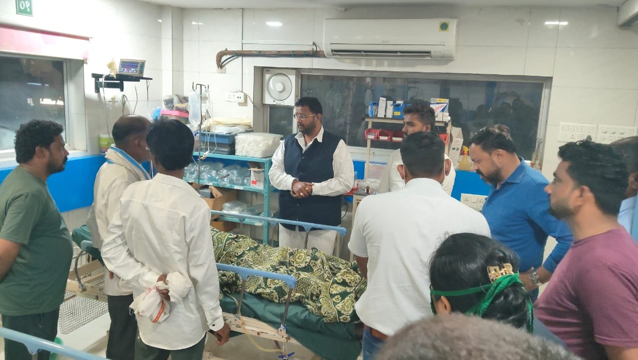 ज्येष्ठ नेते आदरणीय शेषरावजी अंभोरे यांचा अपघात ....