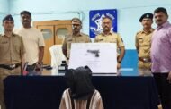 पोलिसांची मोठी कारवाई; आरोपींकडून पिस्तूल आणि दोन जिवंत राऊंड जप्त..