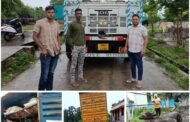 म्हशीचे बछडे घेऊन जाणारा कंटेनर ट्रक पोलिसांच्या ताब्यात...