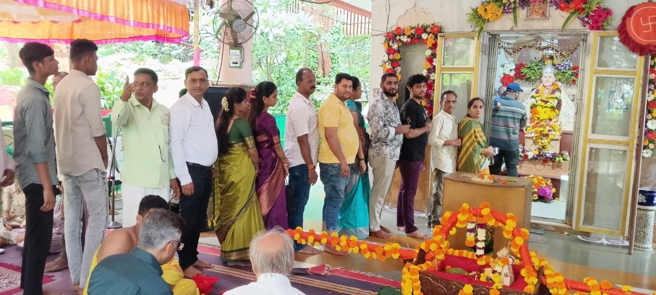 श्री स्वामी समर्थ विश्वकल्याण केंद्र आपटा फाटा येथे गुरुपौर्णिमा उत्सव सोहळा मोठ्या उत्साहात साजरा..!