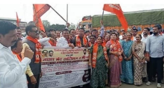 मनसे, उद्धव सेना कार्यकर्त्यांनी पडघा टोल पाडला बंद...