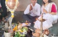 पत्रकार कैलासराजे घरत, धर्मपत्नी सौ.मयुरी कैलासराजे घरत यांनी श्रावणी सोमवारी घेतले श्री स्वयंभू महादेवाचे दर्शन..!