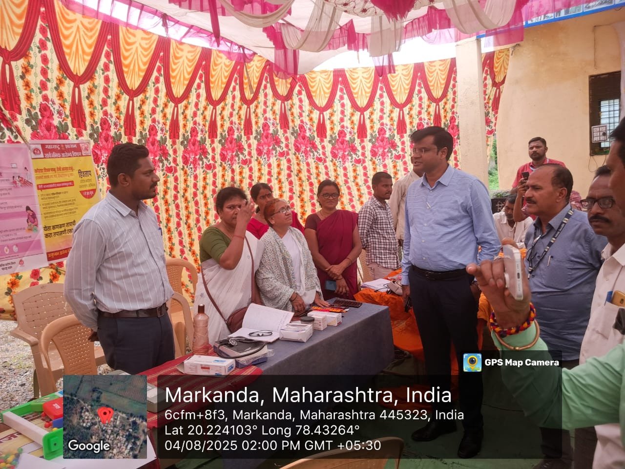 मार्कडा ता. कंळब येथे महाराजस्व अभियान संपन्न....
