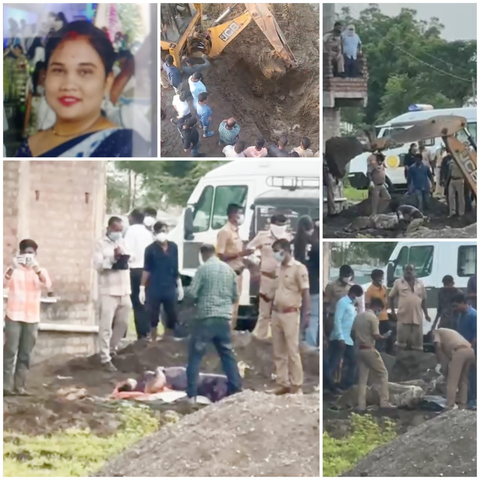 महिलेची हत्या करून जमिनीत पुरले: जेसीबीच्या खड्डयामुळे रहस्य उलगडले....