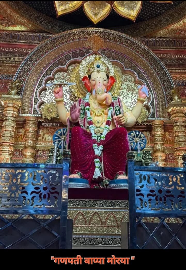 आतुरता लालबागच्या राजाची पहिली झलक....