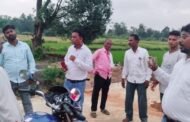 आरमोरी तालुक्यातील कुलकुली नाल्यावर पुलियाचे बोगस काम : अवैध मुरूम चा वापर