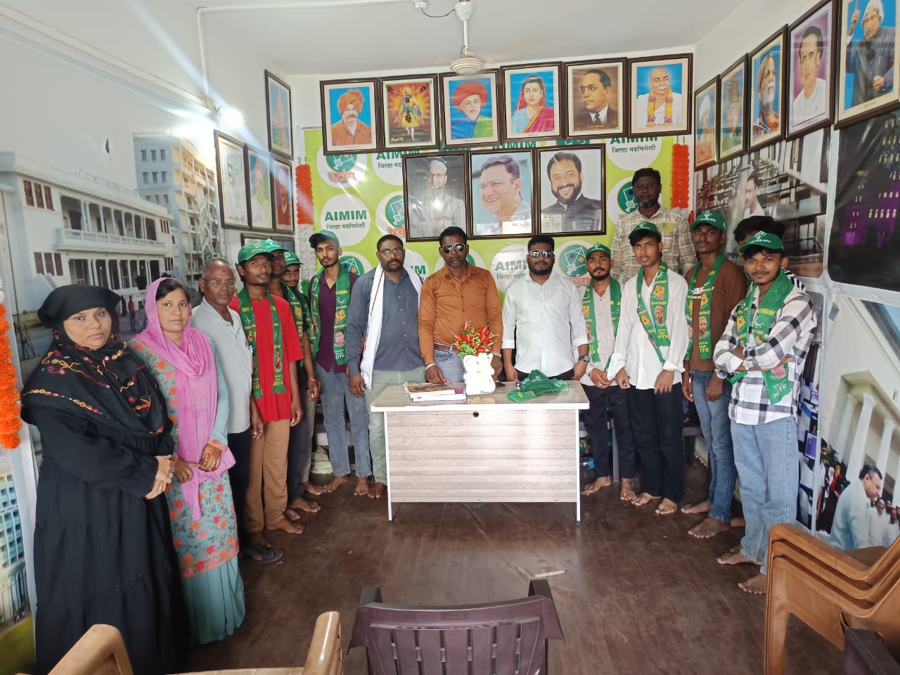 गडचिरोली येथील अनेक युवकांनी घेतला AMIM पक्षात प्रवेश...