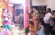 अकोला जिल्हा पोलीस अधीक्षक आर्चीत चांडक यांच्या हस्ते महालक्ष्मीची आरती.....
