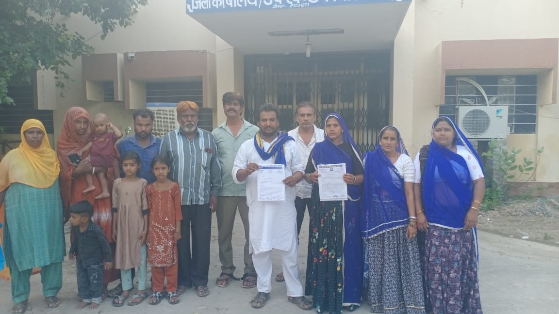 भीम आर्मी आजाद समाज पार्टी ने शाहपुरा एसडीएम को सोपा ज्ञापन