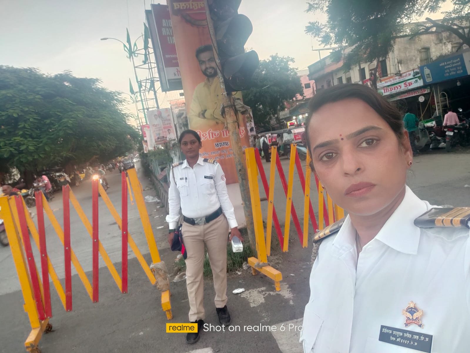 नवरात्रोत्सवाचा जल्लोष, देवी विसर्जनासाठी वर्धेत वाहतूक पोलिसांचा चोख बंदोबस्त...